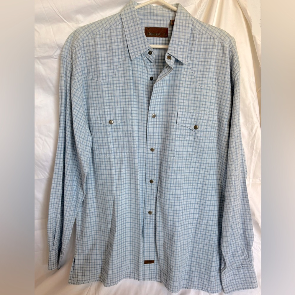 EL WOOD/E COWBOY STYLE MEN’S DRESS SHIRT SIZE (L)